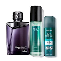 Magnat Exclusive Perfume de Hombre con Deo Spray y Refresh